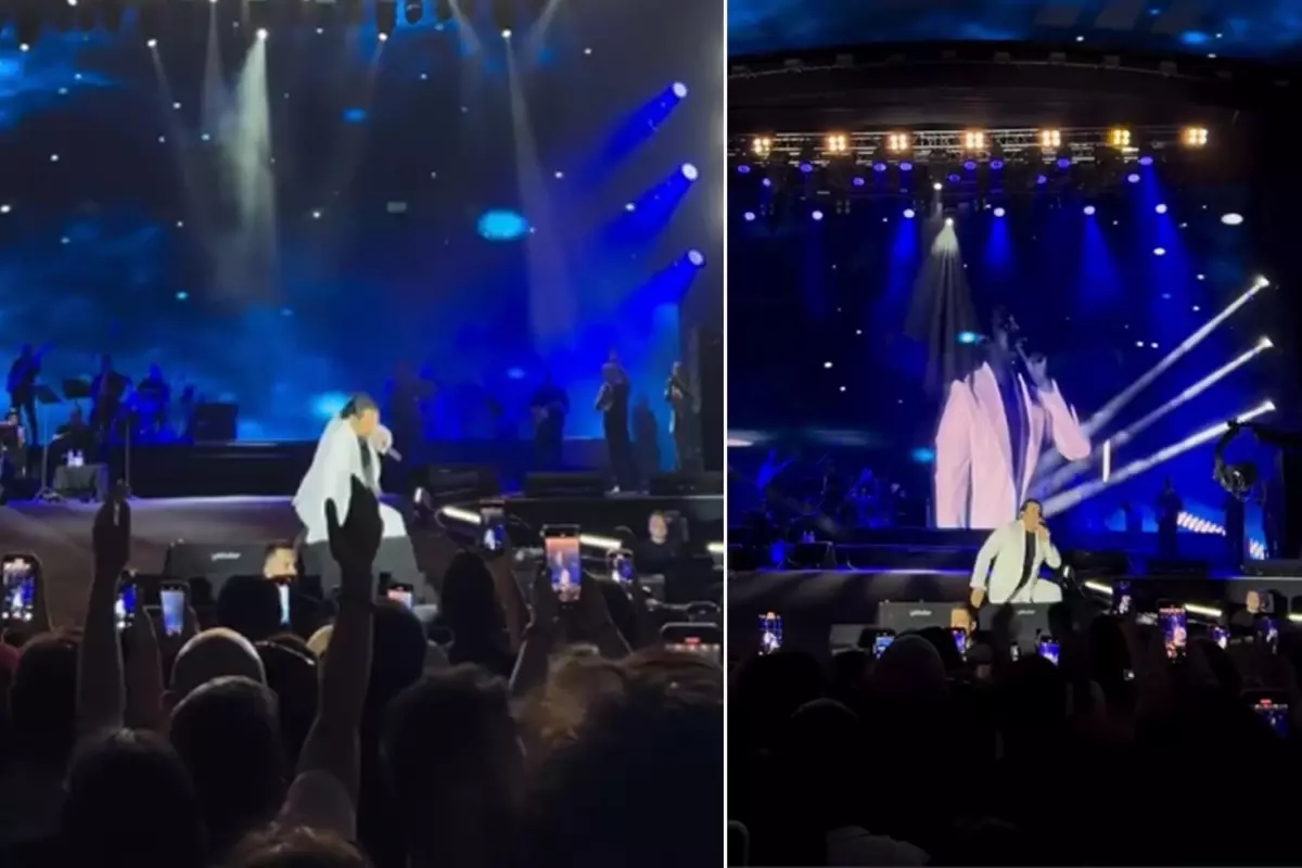 Bayhan'ın konserinde sahnede talihsiz kaza!
