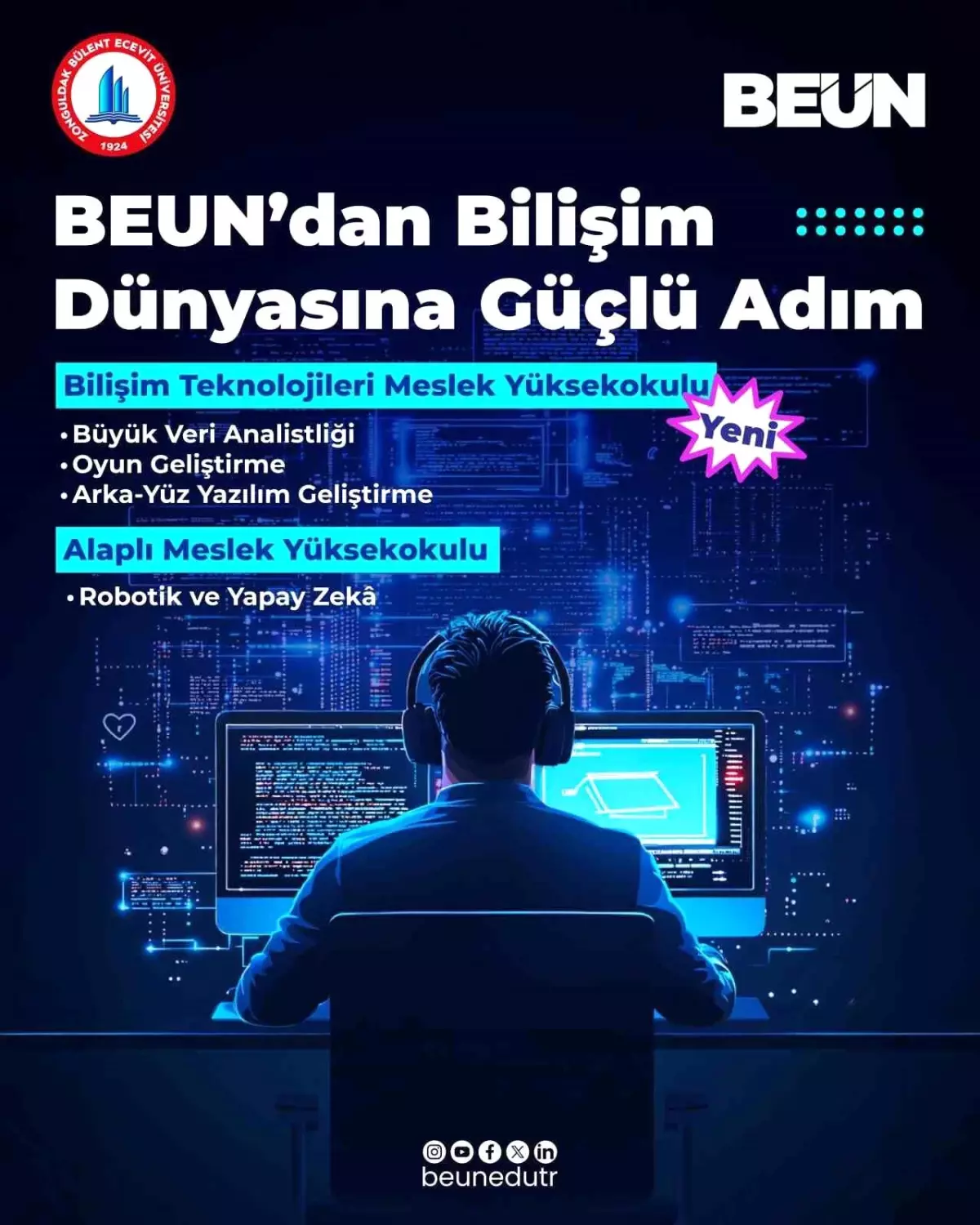 Zonguldak Bülent Ecevit Üniversitesi'nden Dijital Çağın Mesleklerine Eğitim Hamlesi