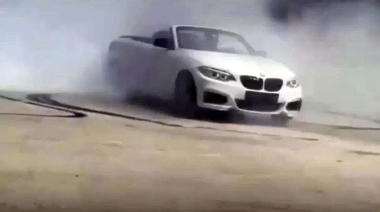 Burdur'da Drift Yapan Sürücüye Cezai İşlem