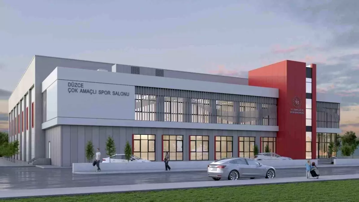 Düzce'de Yeni Çok Amaçlı Spor Salonu Projesi Hayata Geçiyor