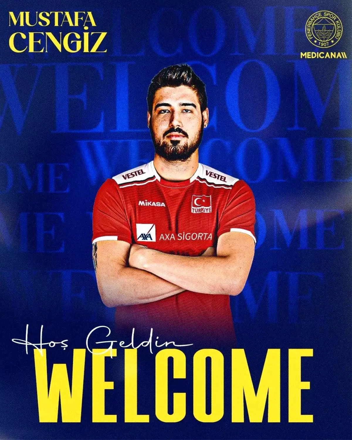 Fenerbahçe Erkek Voleybol Takımı Mustafa Cengiz'i transfer etti