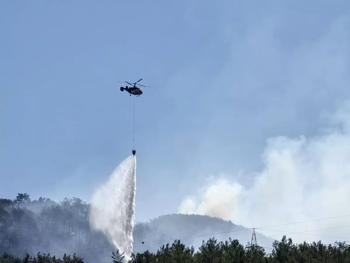 Hatay'daki Orman Yangını Kısmen Kontrol Altına Alındı