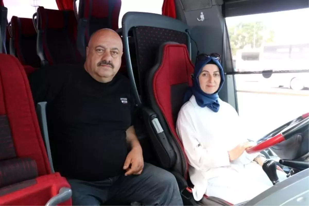 Zara'da İlk Kadın Otobüs Şoförü Sevda Yılmaz Arslan