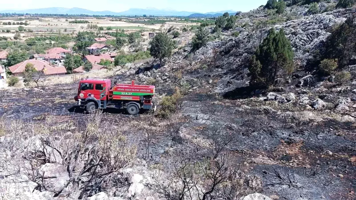 Isparta'da Orman Yangını Kontrol Altına Alındı