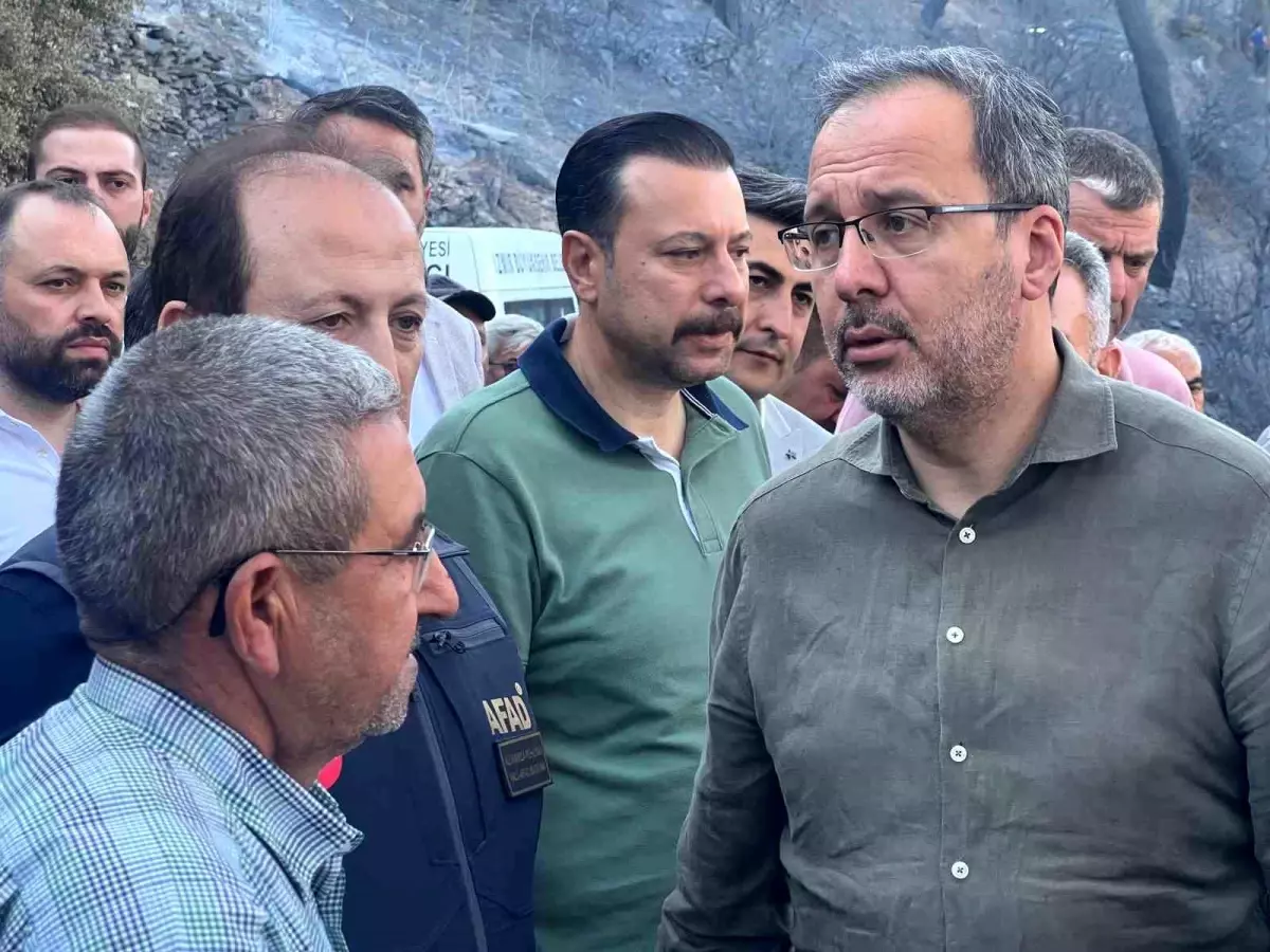 Kasapoğlu Yangın Bölgesinde: Mücadele ve Dayanışma Vurgusu