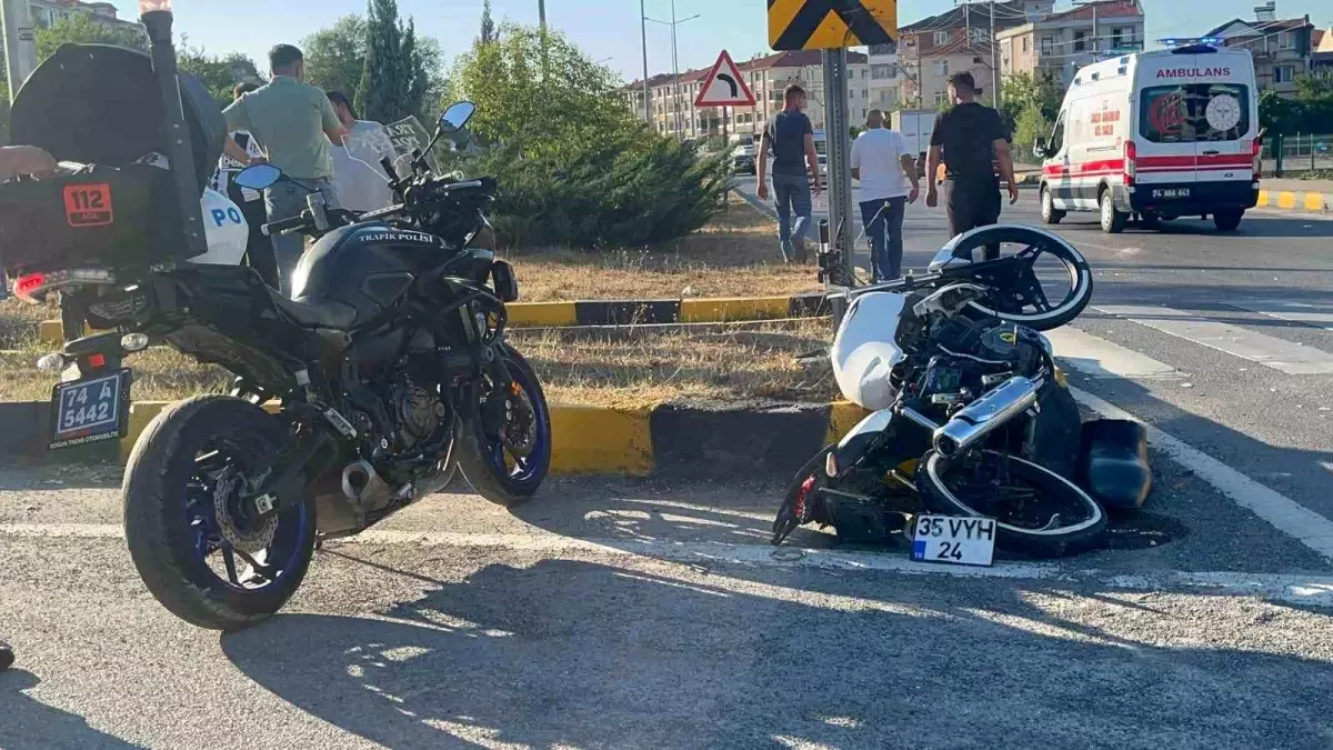 Bartın'da Motosiklet Kazası: Sürücü Yaralandı