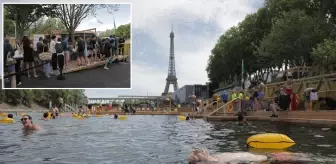 Paris'te 102 yıllık yasak kalktı, Seine Nehri halka açıldı