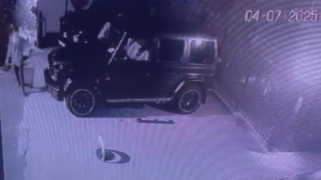 SUVs Burning Fiercely in Sarıyer