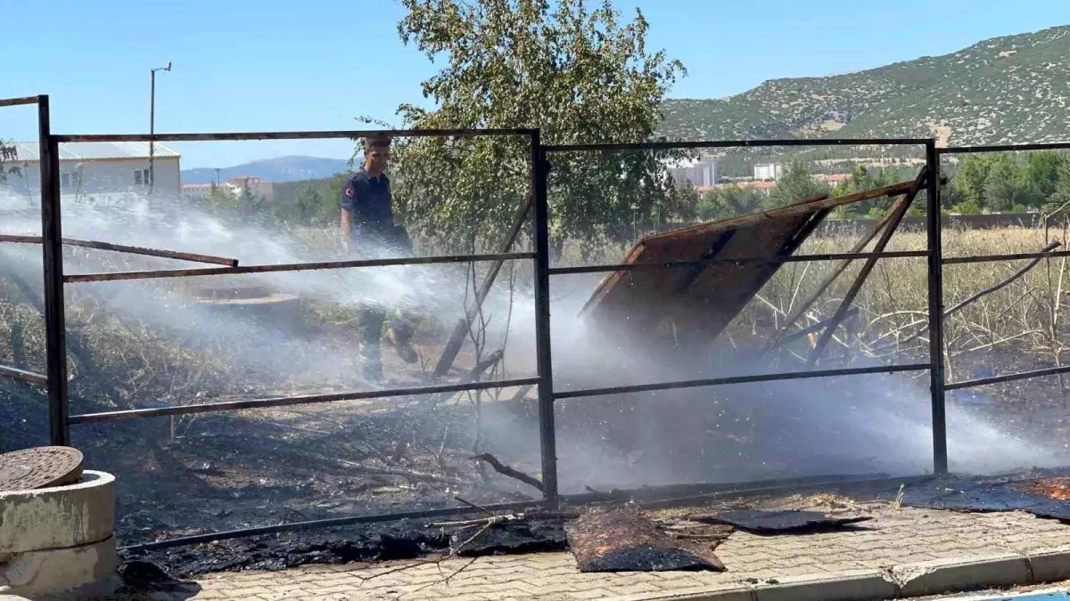 Isparta'da Orman Fakültesi Yakınında Yangın Kontrol Altına Alındı