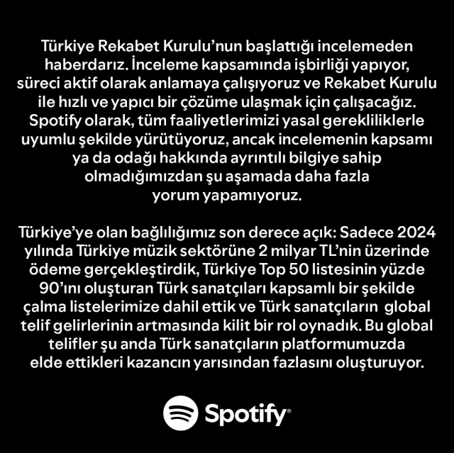 Spotify kapatılacak mı?