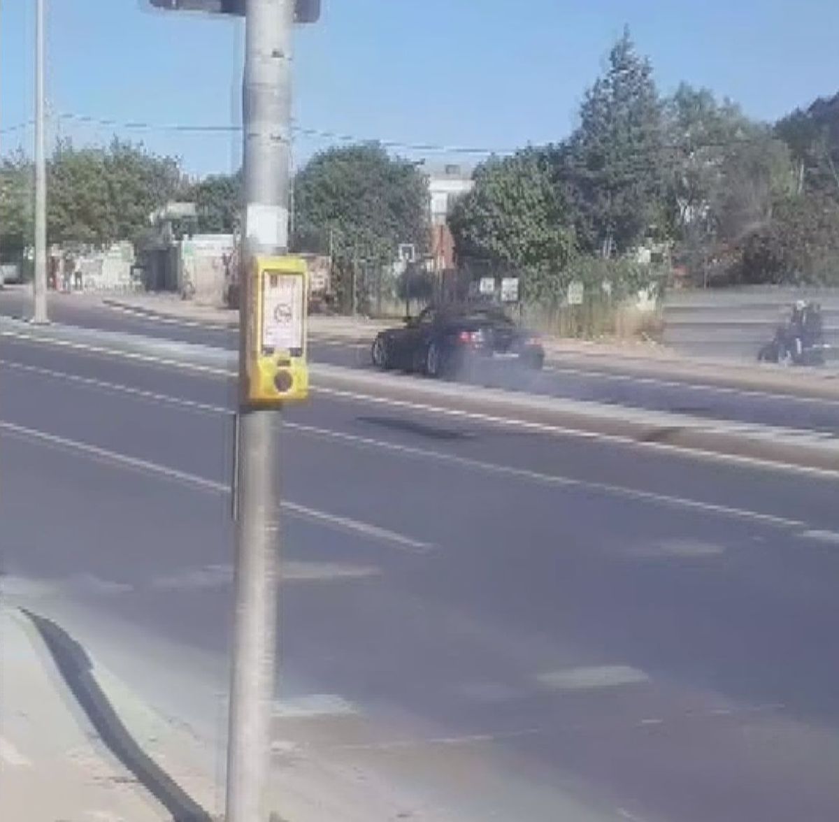 Arnavutköy'de Düğün Konvoyunda Drift Şoku