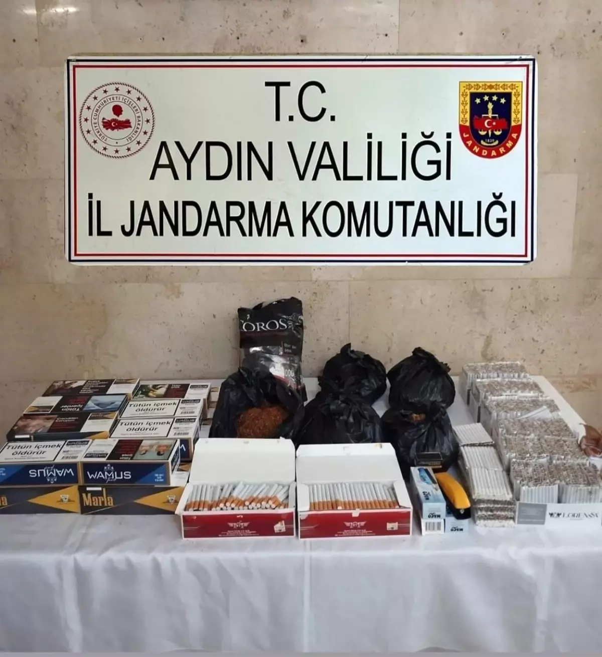 Aydın'da Bandrolsüz 3.500 Sigara Ele Geçirildi