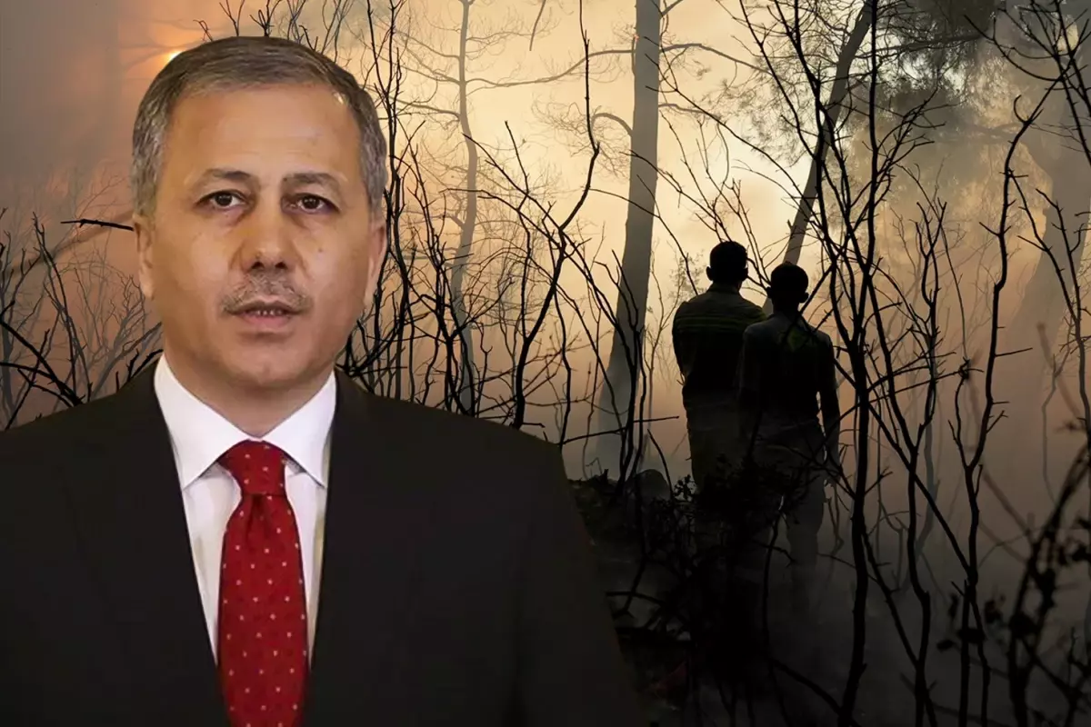 Bakan Yerlikaya yangın bölgesinde: 228 konut ağır hasarlı