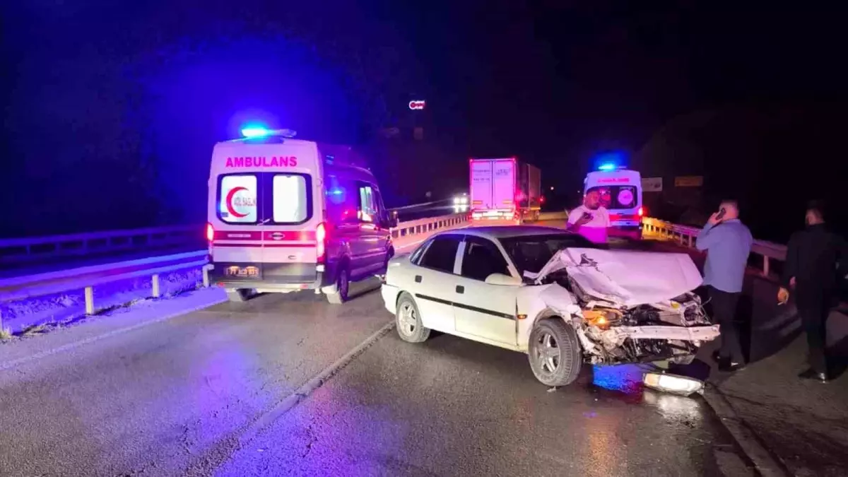 Kırıkkale'de Otomobil Kazası: 4 Yaralı