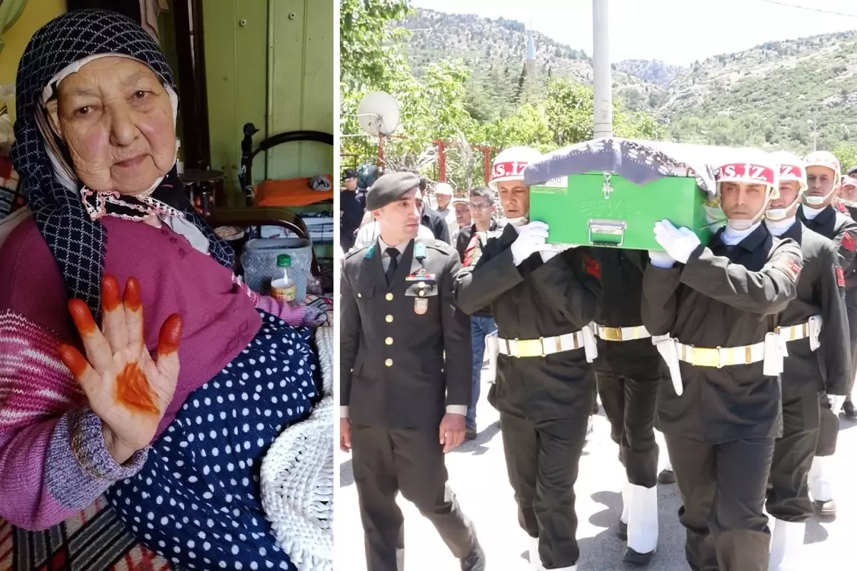 Şehit annesi Remziye Çetin'in vasiyeti yerine getirildi