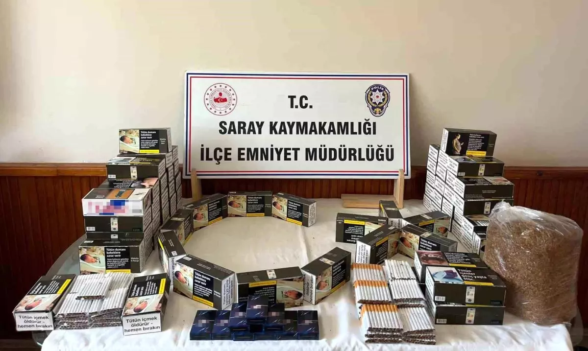 Tekirdağ'da Kaçakçılık Operasyonu: 13 Bin Doldurulmuş Makaron Ele Geçirildi