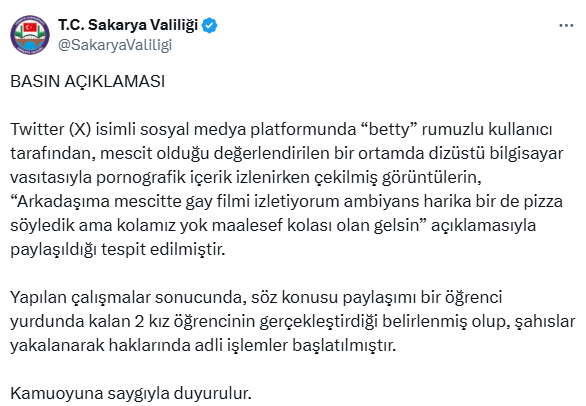 Big scandal in the dormitory mosque! 2 female students who shared the footage were caught