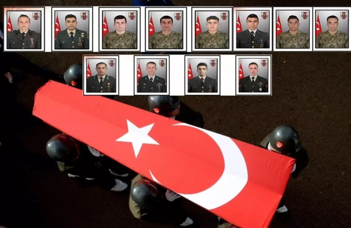 12 şehit askerimizin isimleri ne, kimlikleri belli oldu mu?