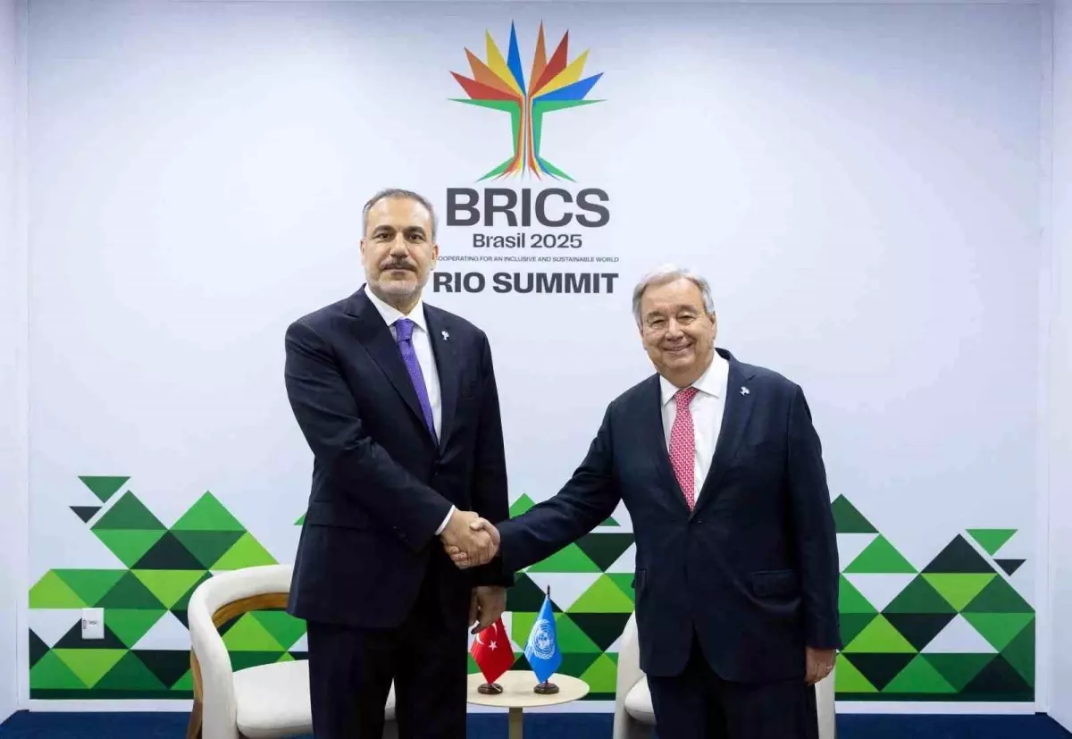 Dışişleri Bakanı Hakan Fidan, BM Genel Sekreteri Guterres ile Görüştü