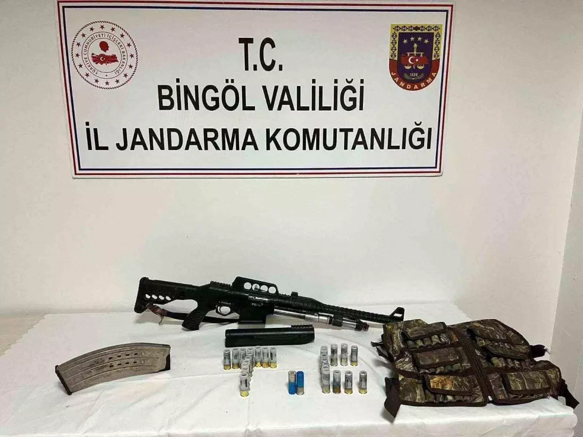 Bingöl'de Jandarmadan Tüfek Ele Geçirildi