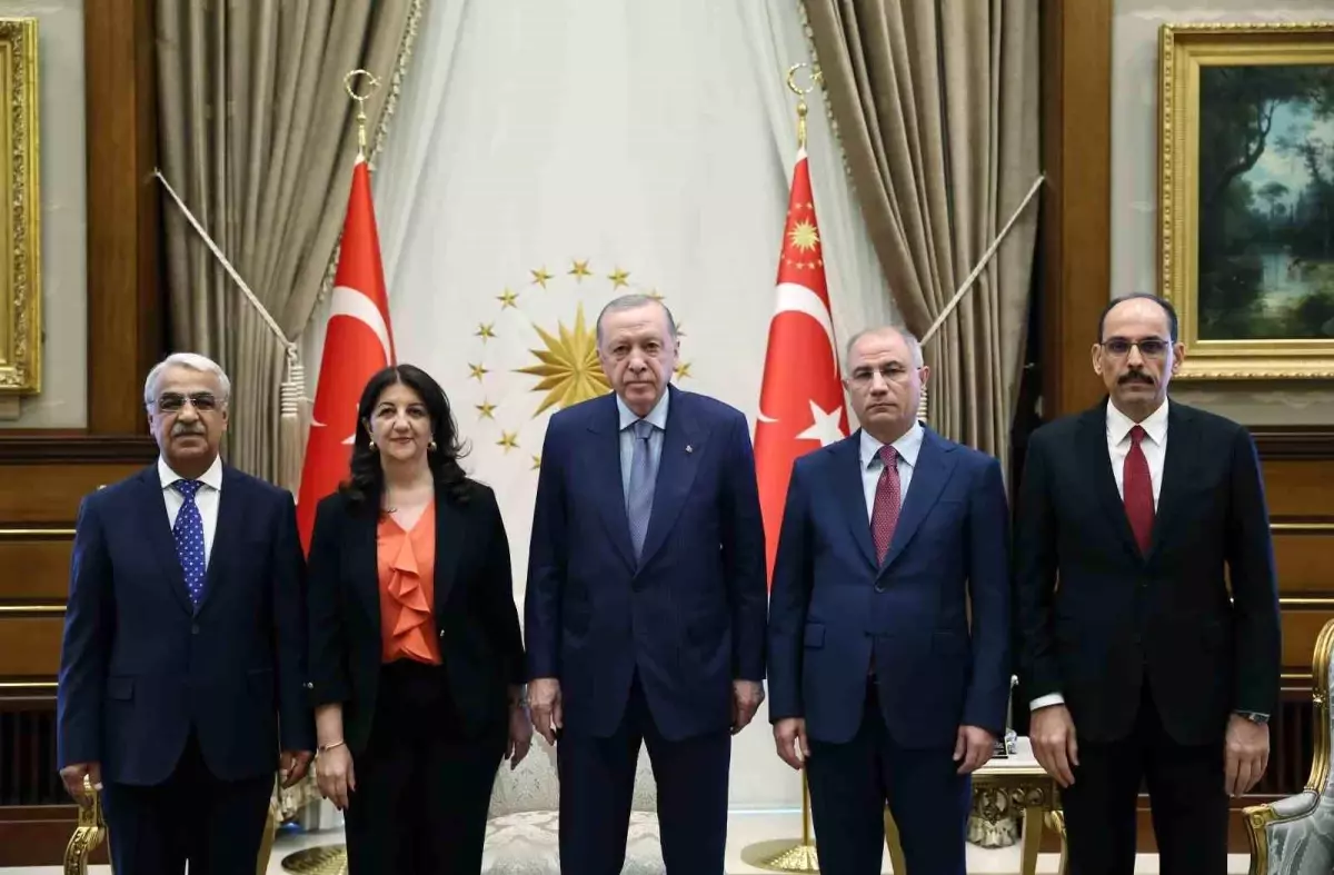 Cumhurbaşkanı Erdoğan, DEM Heyetini kabul etti