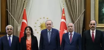 Cumhurbaşkanı Erdoğan ile DEM Parti heyeti arasındaki görüşme sona erdi