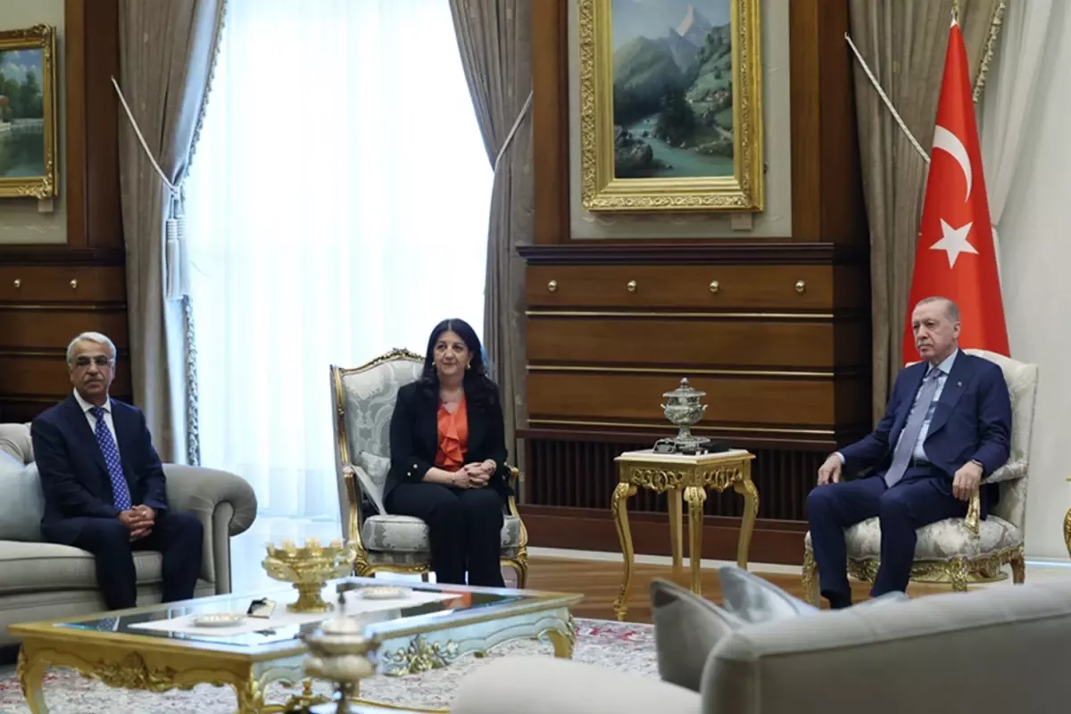 Cumhurbaşkanı Erdoğan ile görüşen DEM Parti'den ilk açıklama