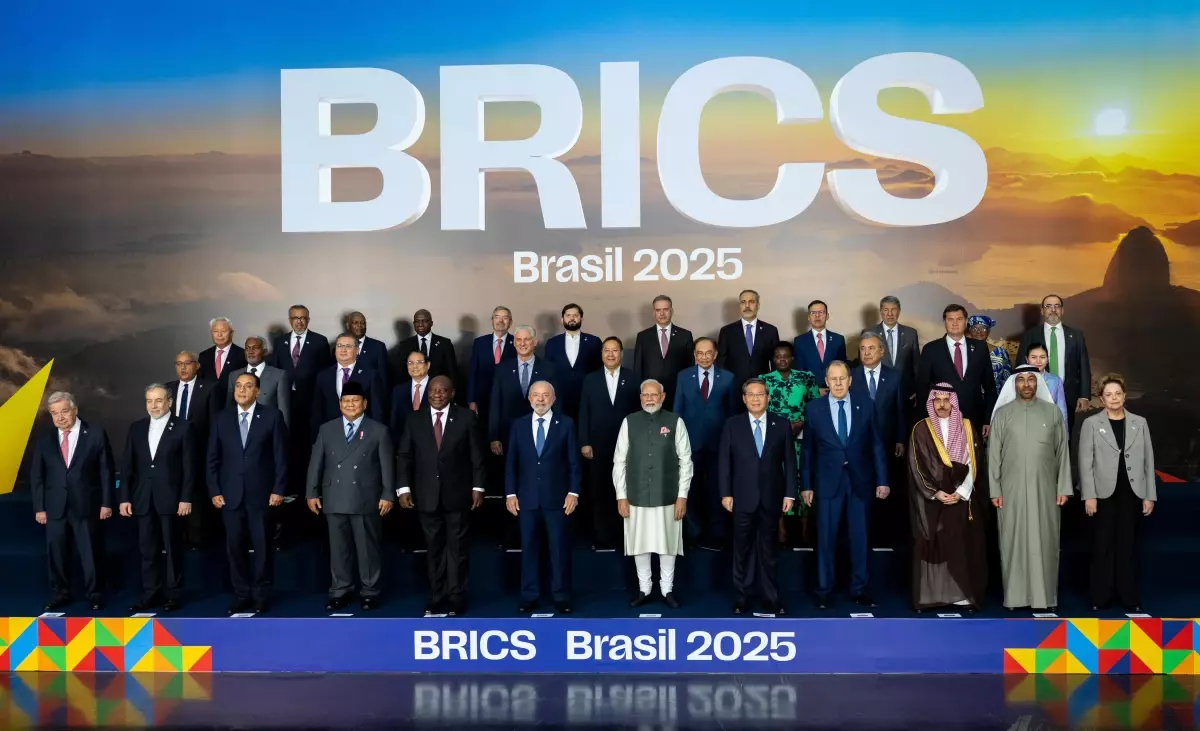 Dışişleri Bakanı Hakan Fidan BRICS Zirvesi'nde Aile Fotoğrafına Katıldı