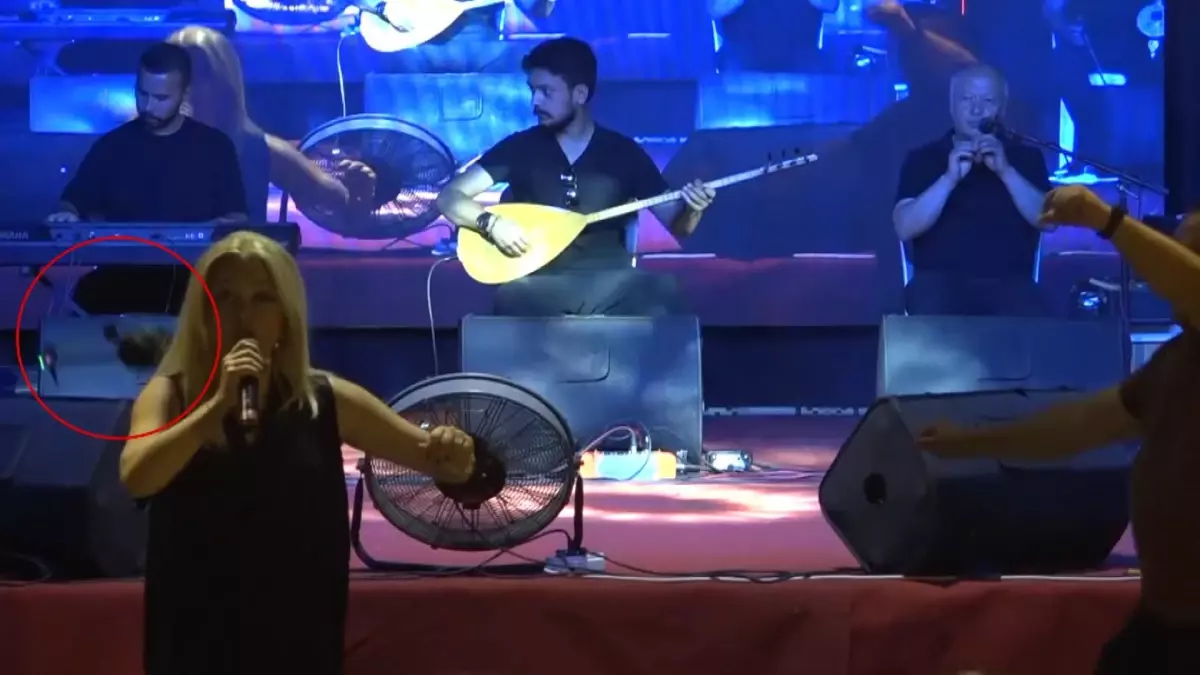 Festivalde Dron Kazası: Nurcan Altınok'un Başına Çarptı