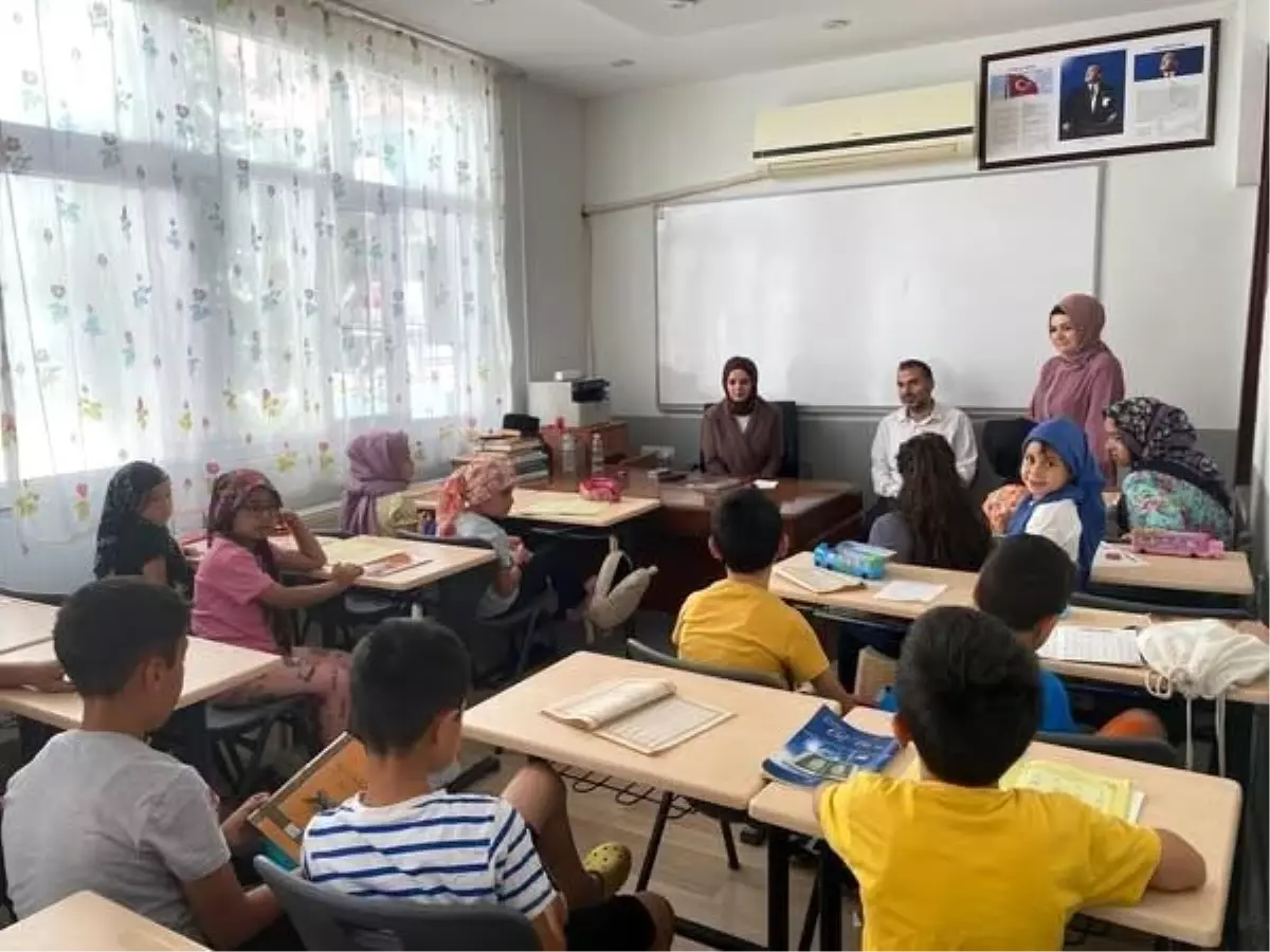 Kaymakam Bayguş, Kur'an Kursu Öğrencilerini Ziyaret Etti
