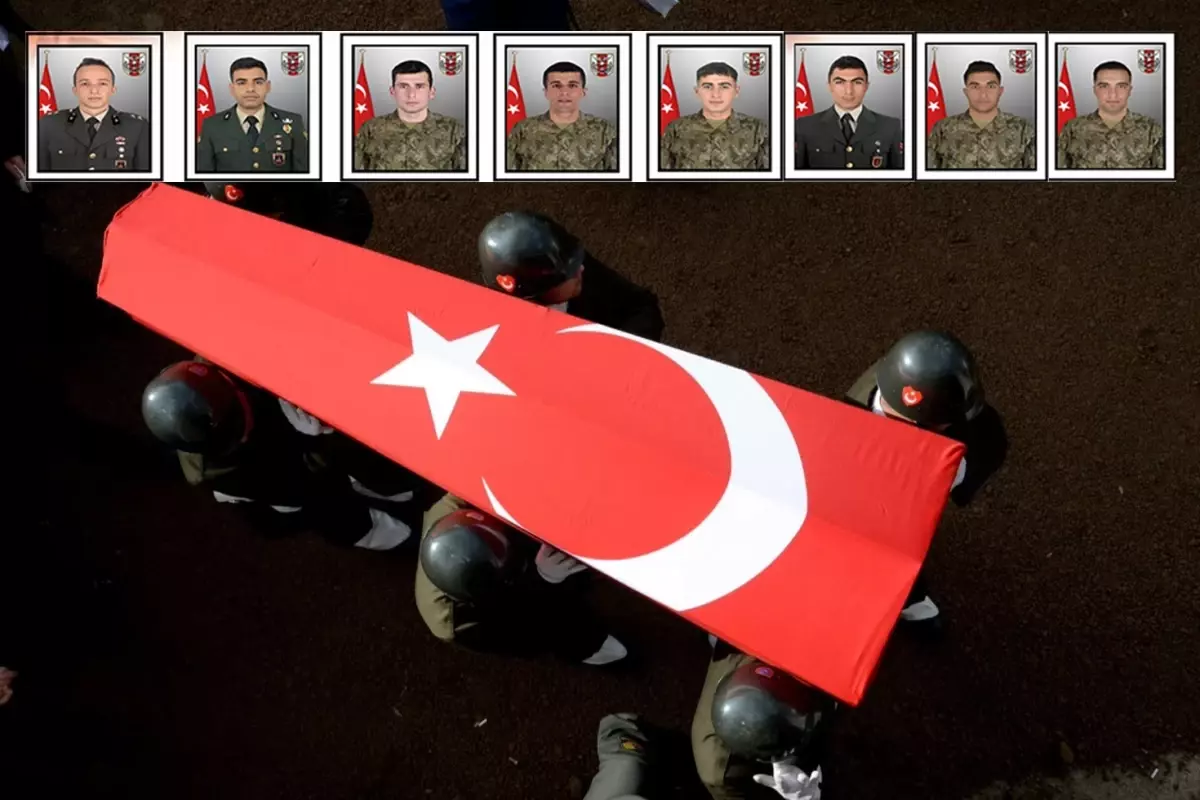 Metan gazı nedeniyle şehit olan 12 askerimizin kimlikleri belli oldu