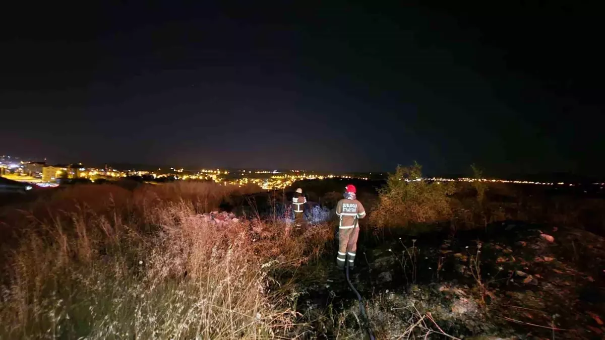Karabük'te Otluk Alanda Yangın Çıktı