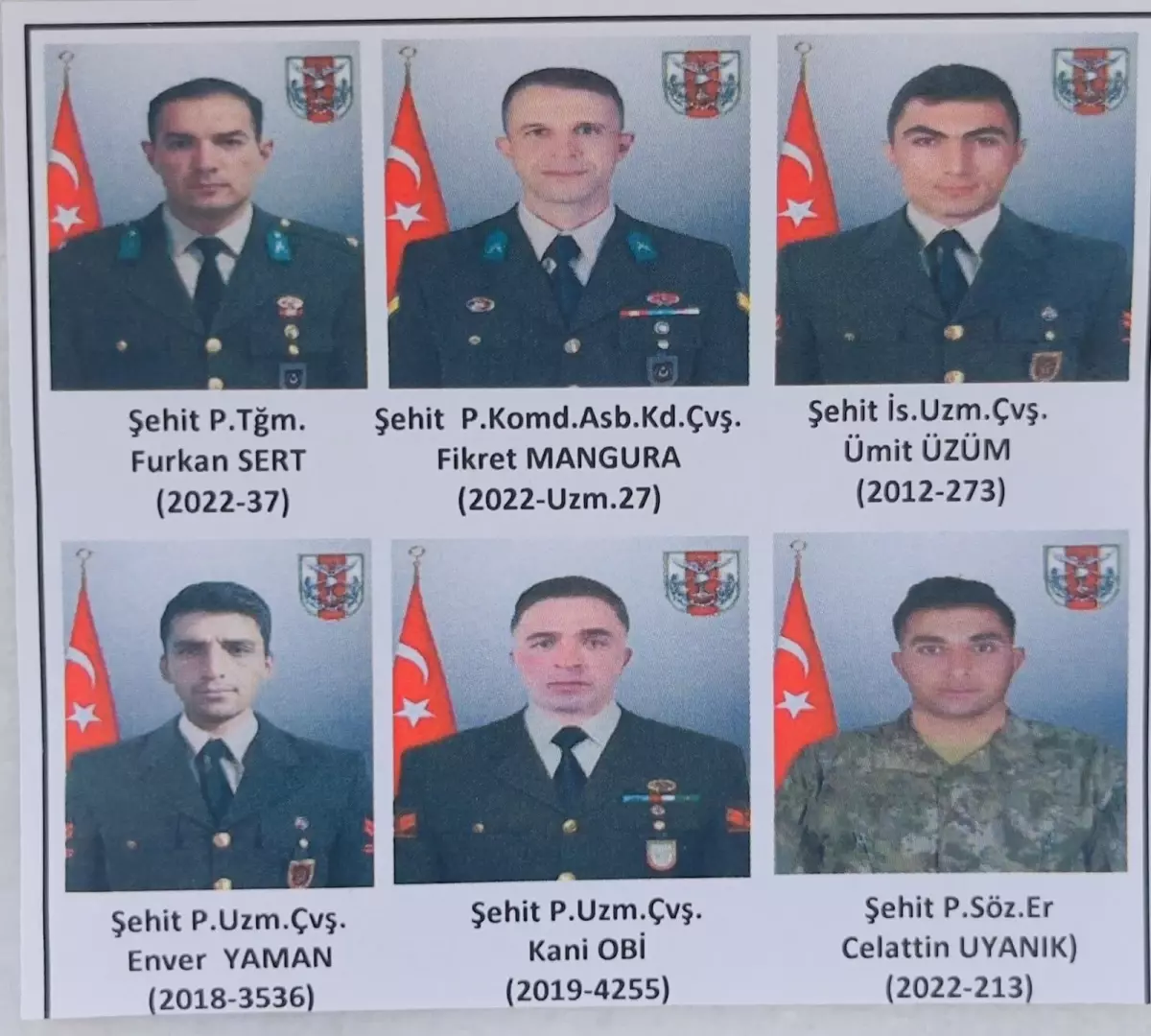 ŞEHİT DİĞER 6 ASKER İÇİN İKİNCİ TÖREN