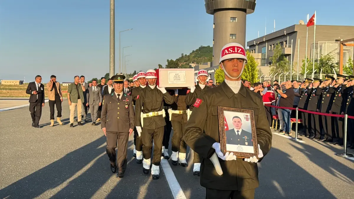 Şehit Piyade Uzman Çavuş Kani Obi'nin Naaşı Ordu'ya Getirildi