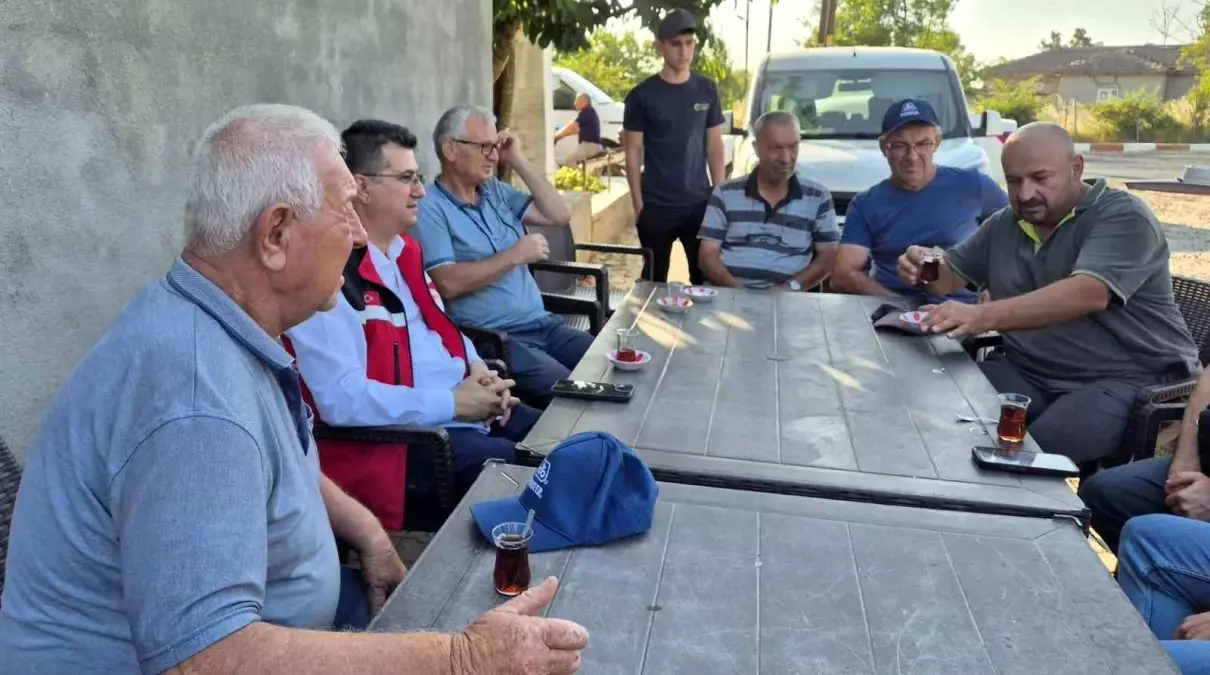 Tekirdağ Tarım ve Orman Müdürü Üreticilerin Sorunlarını Dinlemek İçin Sahada