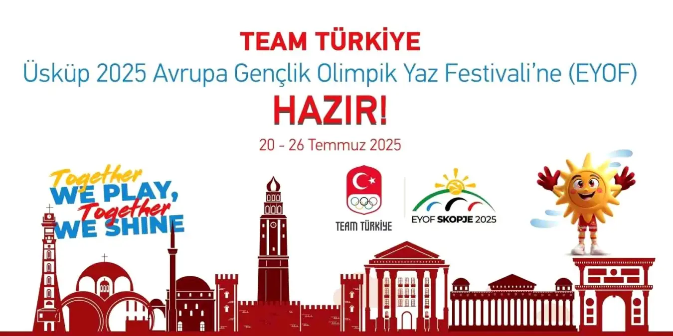 Team Türkiye, Üsküp 2025'te 119 Genç Sporcu ile Yer Alacak