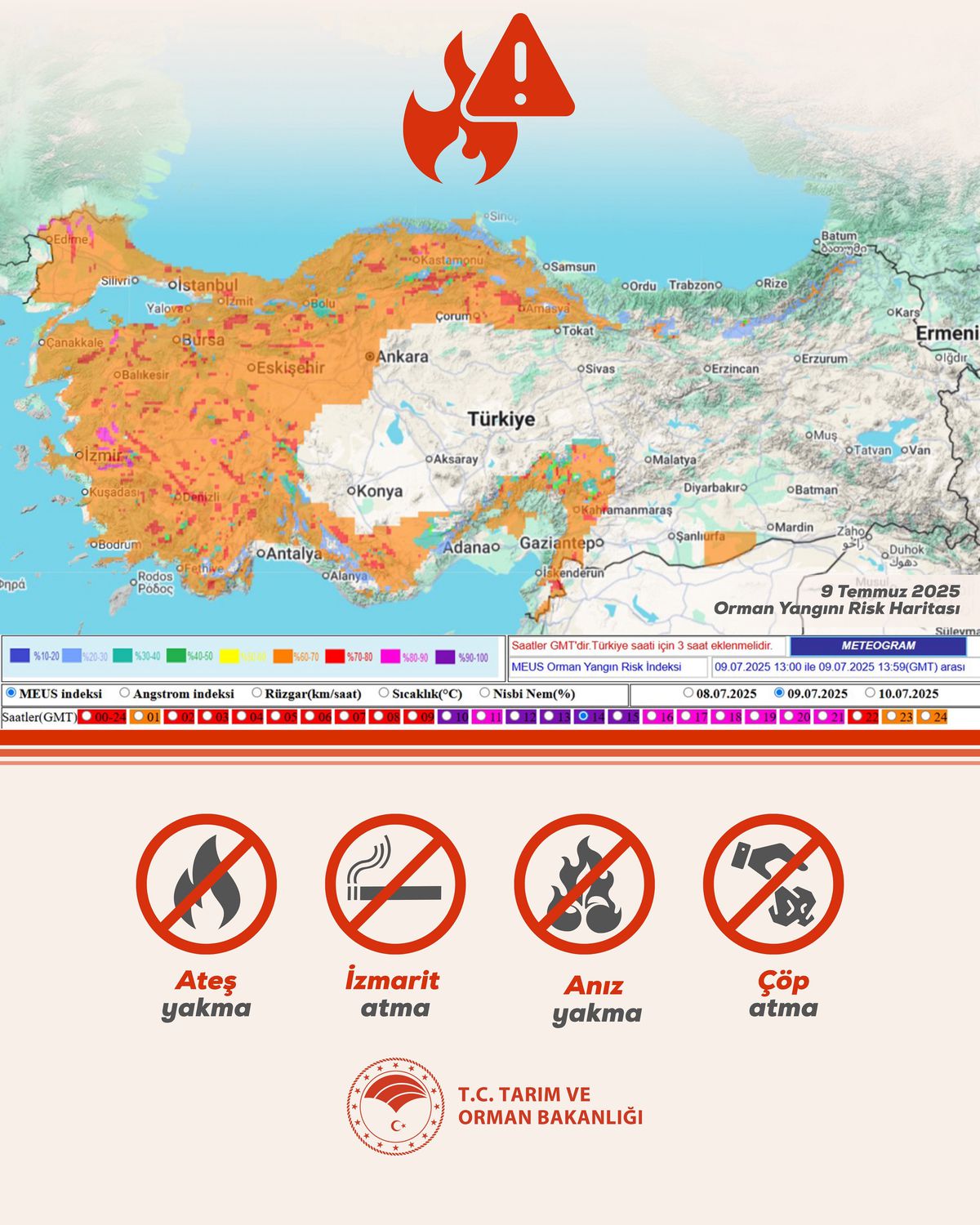 Bakan Yumaklı'dan Orman Yangınları İçin Acil Önlem Çağrısı