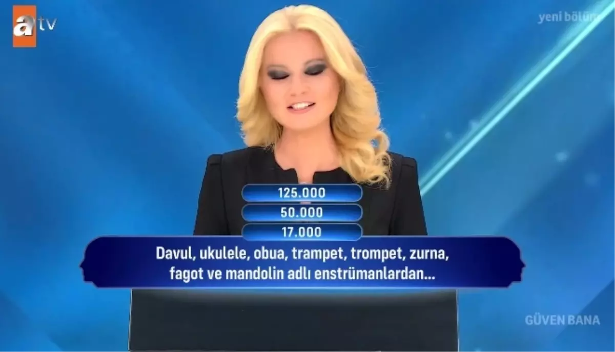 Davul, ukulele obua, trampet, trompet, zurna, fagot ve mandolin adlı enstrümanlardan kaçı üfelemeli çalgıdır?