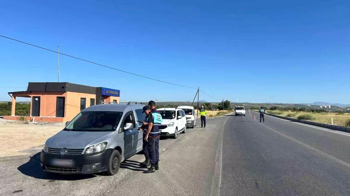 Didim'de Havadan Trafik Denetimi Yapıldı