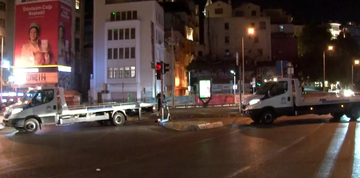 Yeni Galata Köprüsü Bakım İçin Gece Trafiğe Kapandı