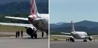 Havalimanına izinsiz giriş yapan adam, uçak motoruna kapılıp hayatını kaybetti
