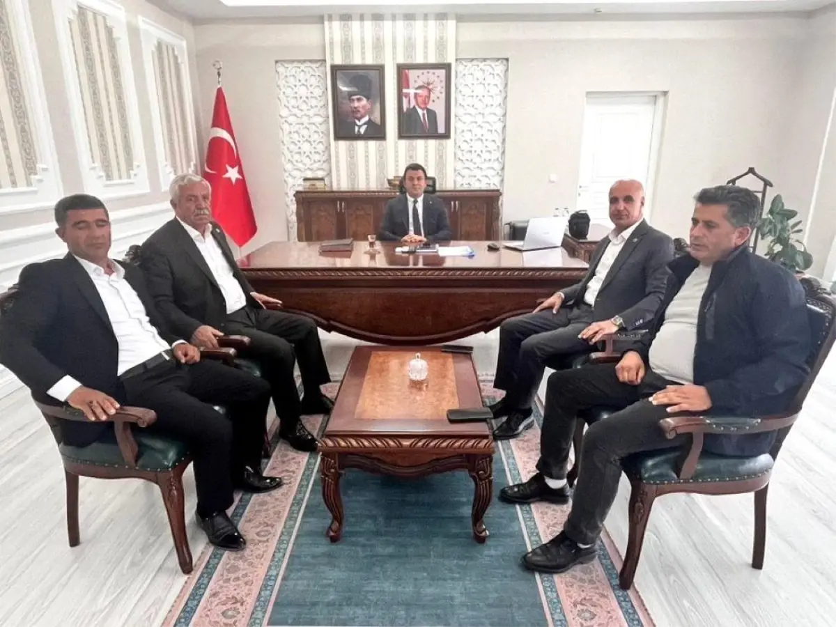 Patnos İlçesi Kaymakamı Dertlioğlu'na Hayırlı Olsun Ziyareti