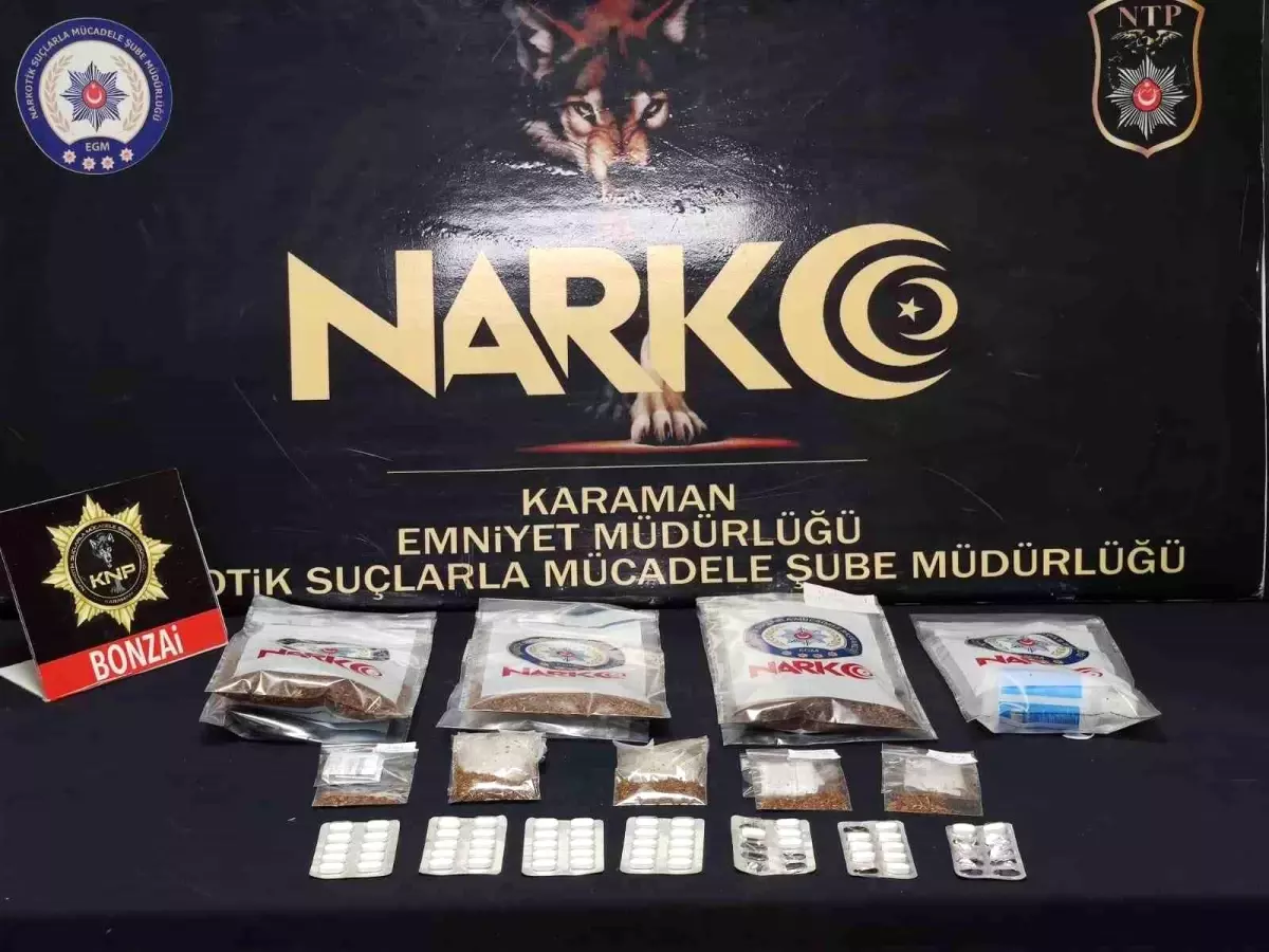 Karaman'da Uyuşturucu ve Silah Operasyonu: 10 Tutuklama