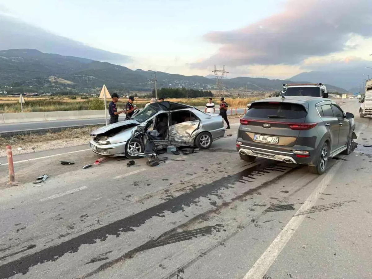 Osmaniye'de Trafik Kazası: 2 Yaralı
