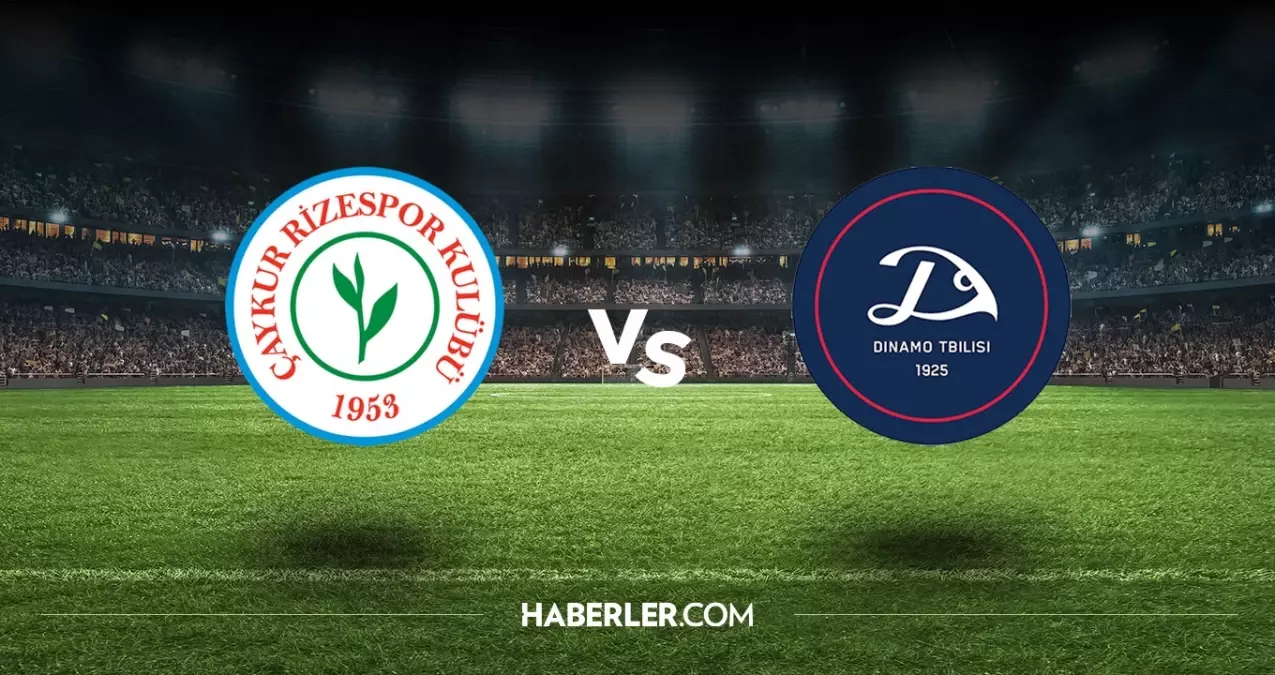 Rizespor Dinamo Tiflis maçı kaç kaç, bitti mi? MAÇ SONUCU! Rizespor Dinamo Tiflis maç özeti, canlı maç anlatımı!