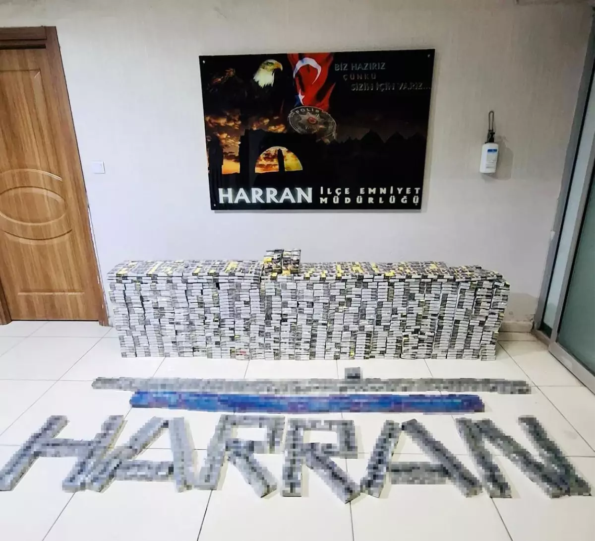 Harran'da 4 Bin Paket Kaçak Sigara Ele Geçirildi