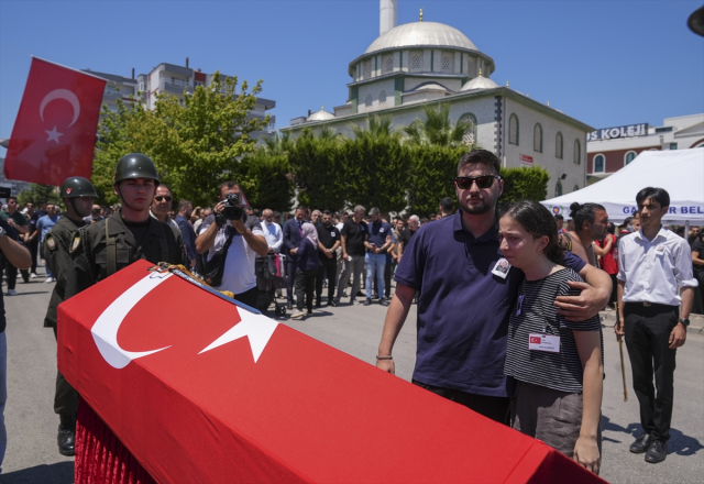 Friends bid farewell to Martyr Ege Akar with the Harbiye March