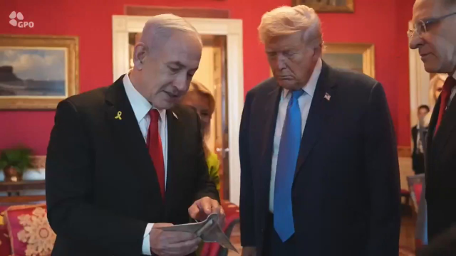 Israel, which commits genocide, presented the Nobel Peace Prize nomination letter to Trump