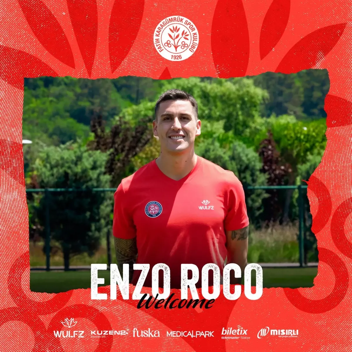 Fatih Karagümrük, Enzo Roco ile Sözleşme İmzaladı