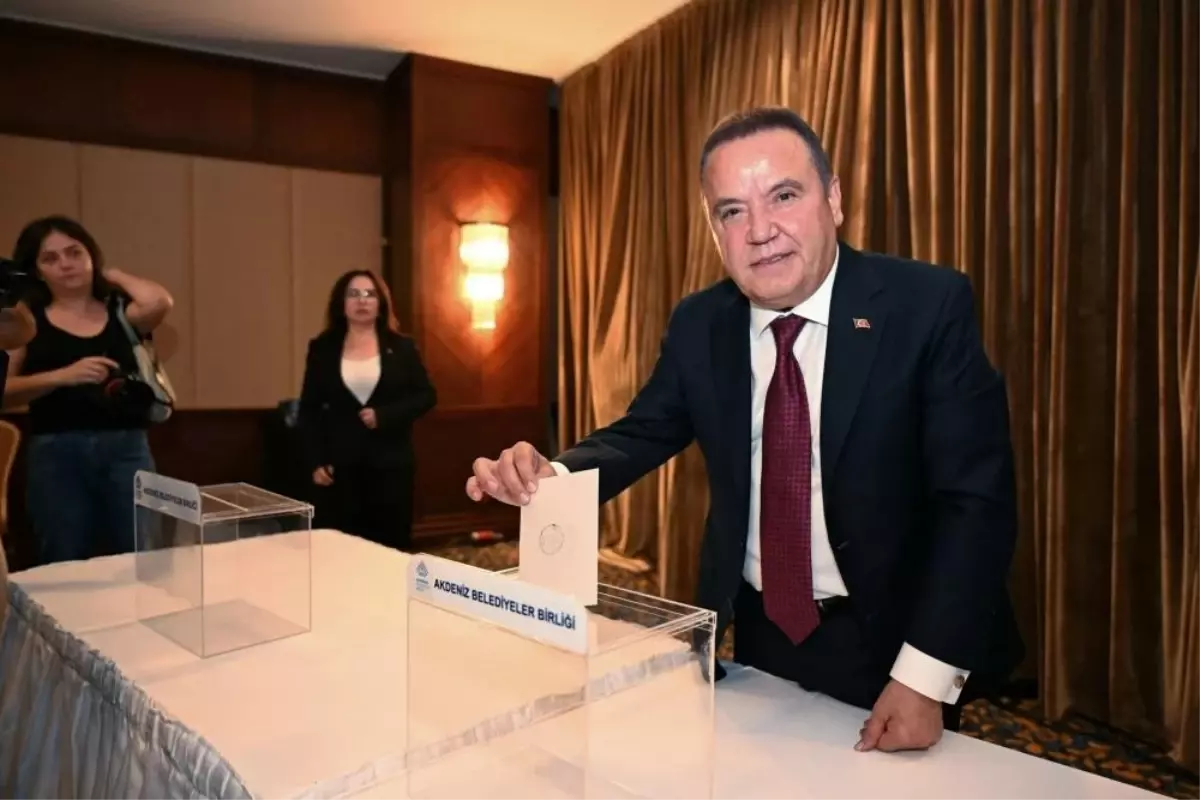 Akdeniz Belediyeler Birliği'nde Yeni Başkanvekili Seçimi Yapılacak